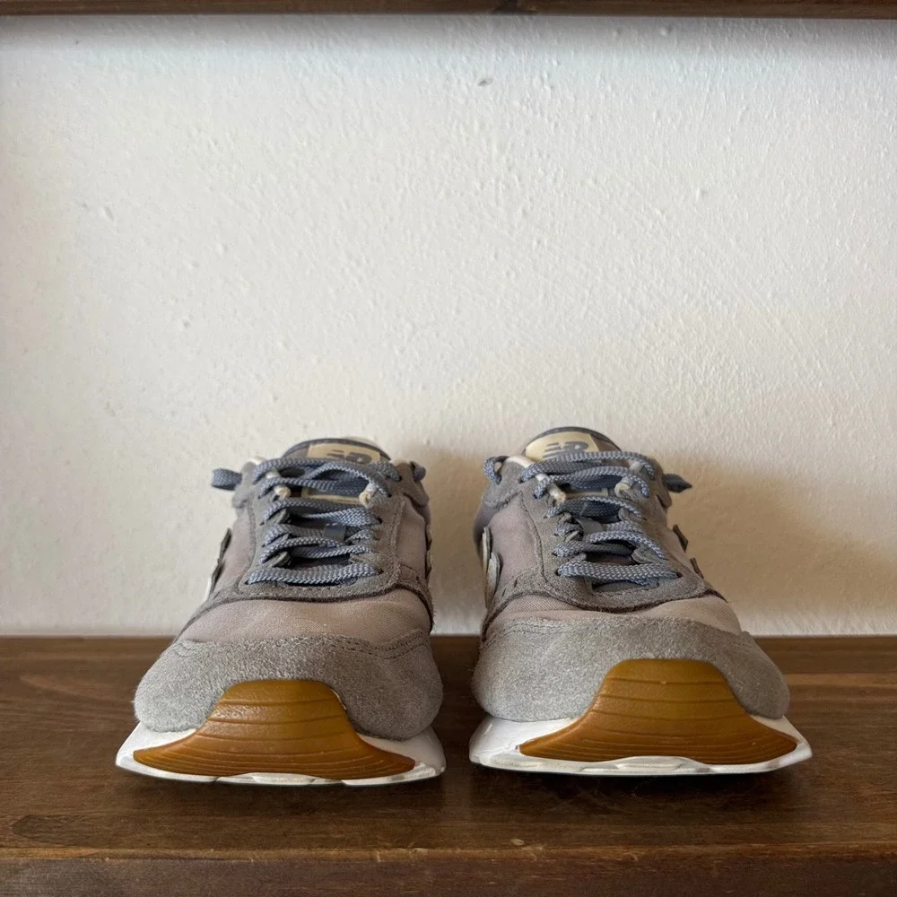 New Balance Sneakers Womens 8 311 v2 Grey Suede Canvas Lifestyle WL311TA2